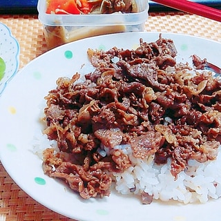 炒めるだけ！牛肉のカレー炒め